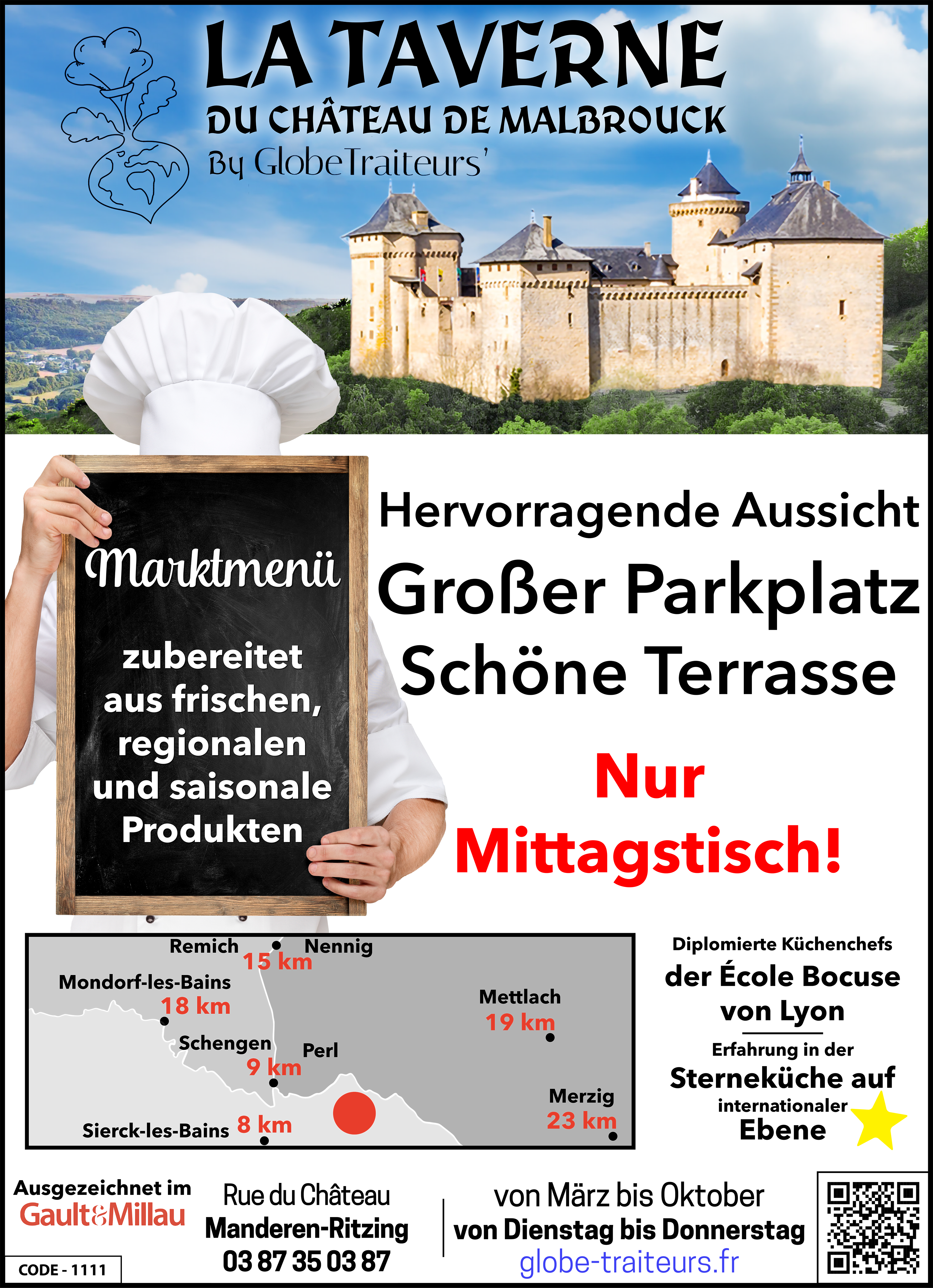 La Taverne du Château de Malbrouck - Manderen